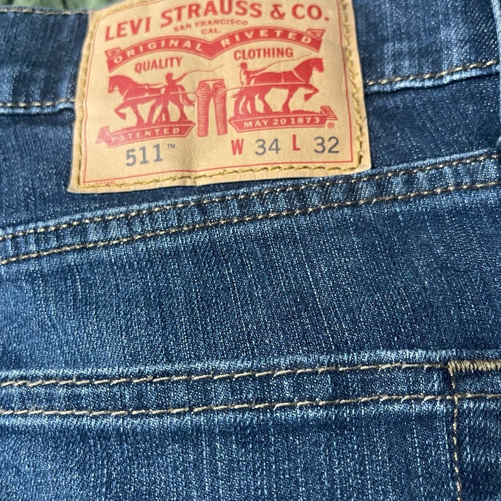 Levi’s 511 Blue Denim Jeans Size 34/32
